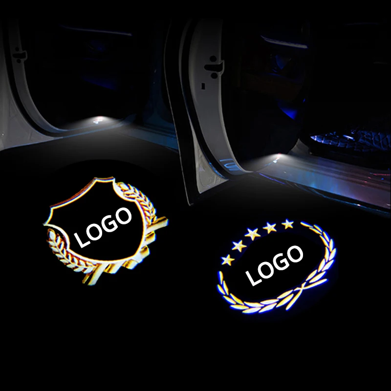 Светодиодный светильник для двери автомобиля лампа с логотипом Shadow TOYOTA Corolla Reiz