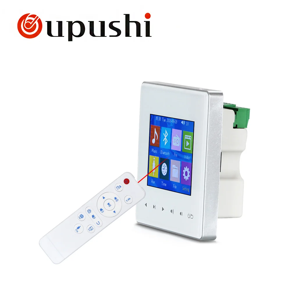 OUPUSHI AG-3 фоновая музыка в стенах усилители SD/AUX in/USB музыкальный плеер, Bluetooth цифровой стерео усилитель