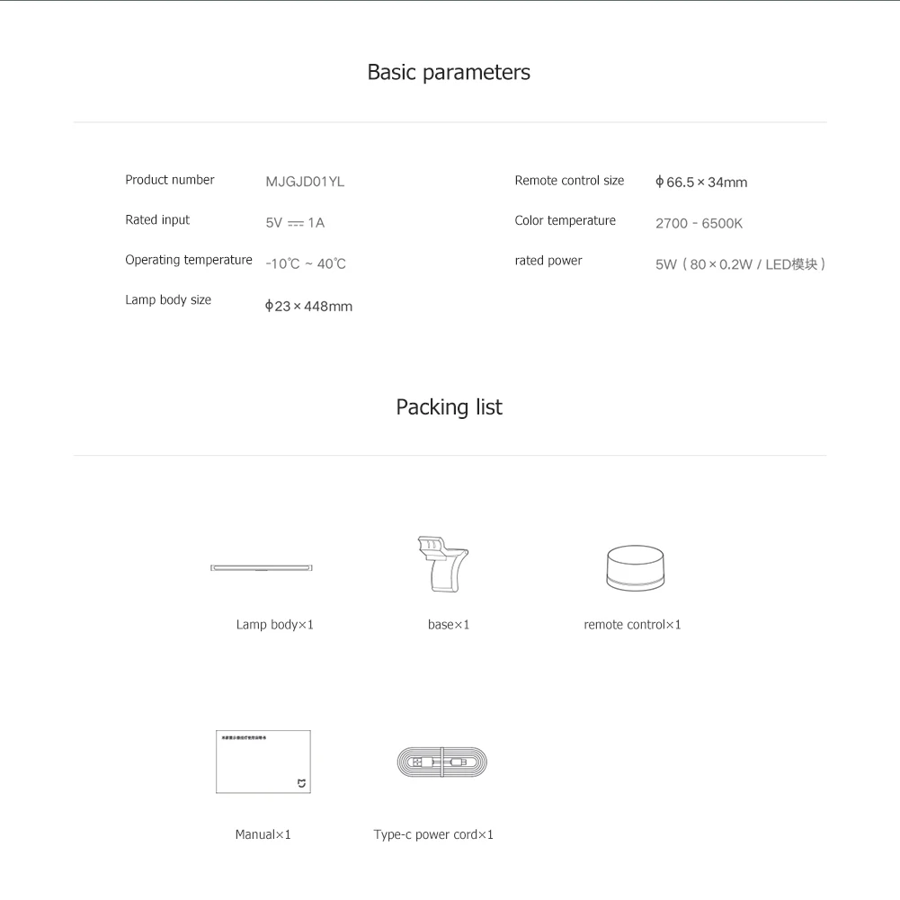 

Original Xiaomi Display Hanging Lamp Wireless Remote Home Computer PC lights Eye Protection Study Work Lamp USB desk lamp
