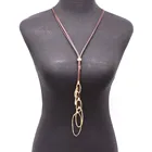 Модные европейские ювелирные аксессуары D  D, ожерелья и подвески с австрийскими бусинами для женщин
