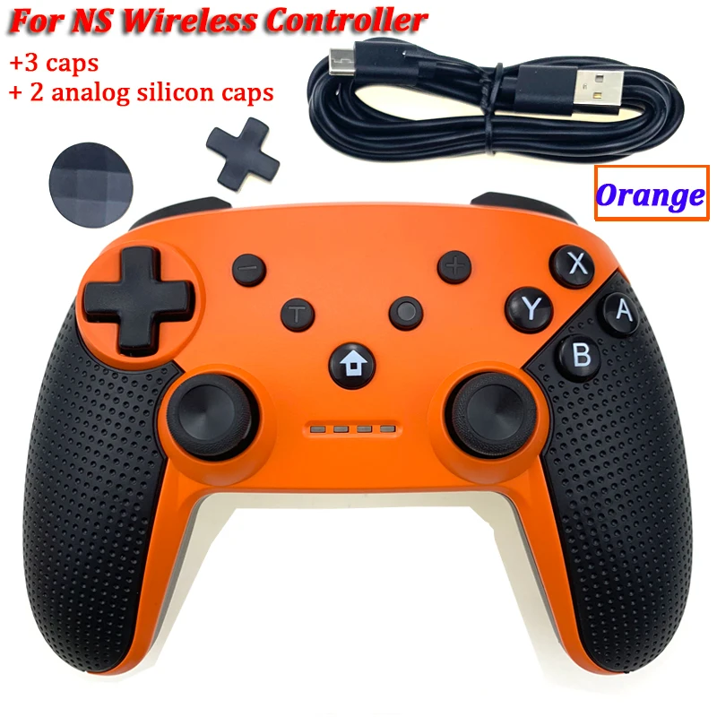 Orange Беспроводной игровой контроллер, джойстик для Nintendo Switch Console, Bluetooth Gamepad Pro Joypad для Android/PC, аксессуары, контроллер - Цвет: Orange