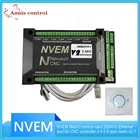 Контроллер движения NVEM Mach3 CNC nvemv2.1, обновленная 3-осевая 4-осевая 5-осевая 6-осевая плата управления mach3, интерфейс Ethernet