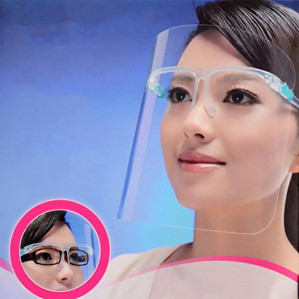 Специальная маска от масла для кухни случайного цвета прозрачная защиты