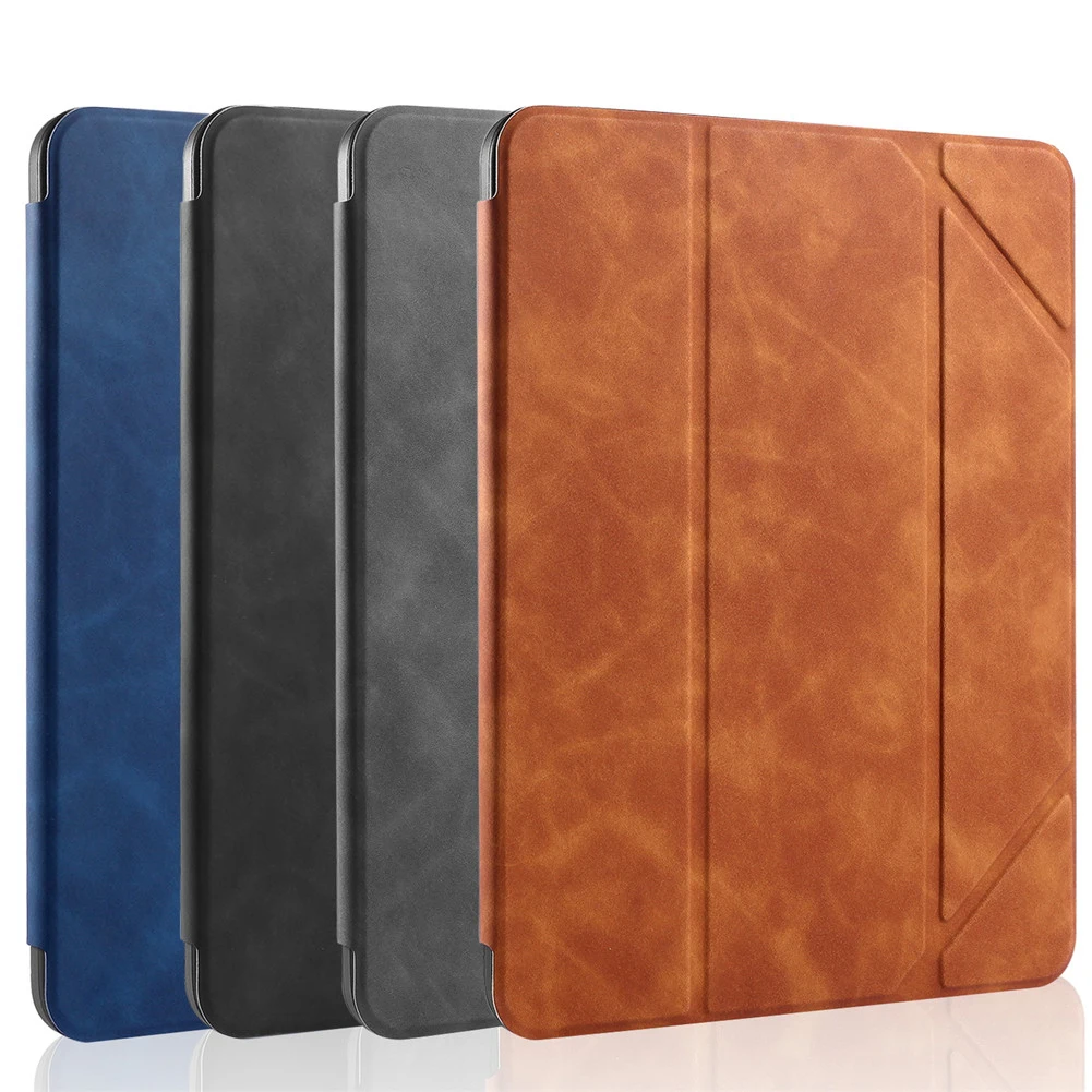 

For iPad 9.7inch Tri-fold Tablet Protective Cover For ipad mini 4 5 Smart Leather Shockproof Case Stand For Air iPad 1 2 Pro9.7"