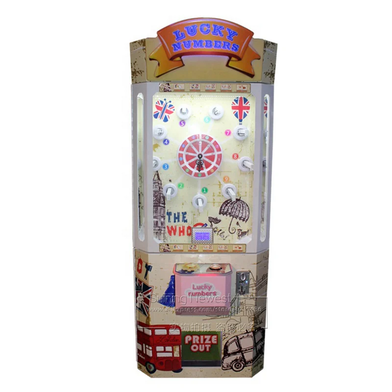 Amusement Park Lucky Hour Wheel Game Pointer Turntable Coin Operated Prize Redemption Gift Arcade Machine | Спорт и развлечения