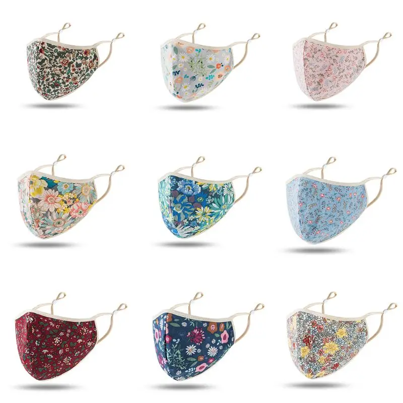 Моющийся многоразовый пылезащитный респиратор с принтом|Маски| |