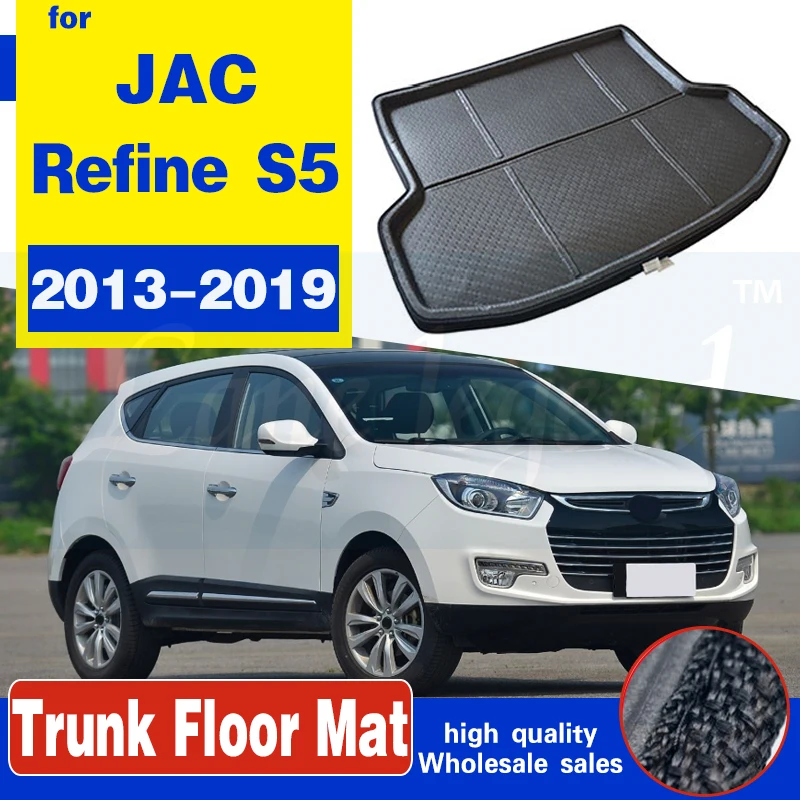 Для JAC уточнить S5 2013 ~ 2019 коврик для багажника Задняя Крышка грузовой пол лоток