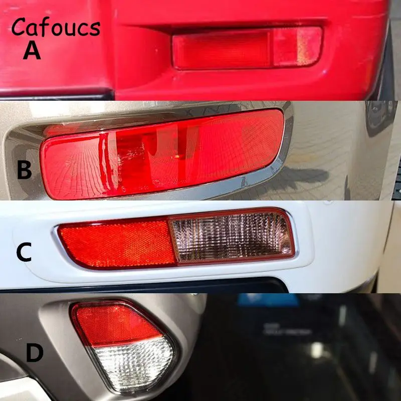 Cafoucs 1 пара для Mitsubishi Outlander 2004 2018 заднего бампера Туман светильник хвост