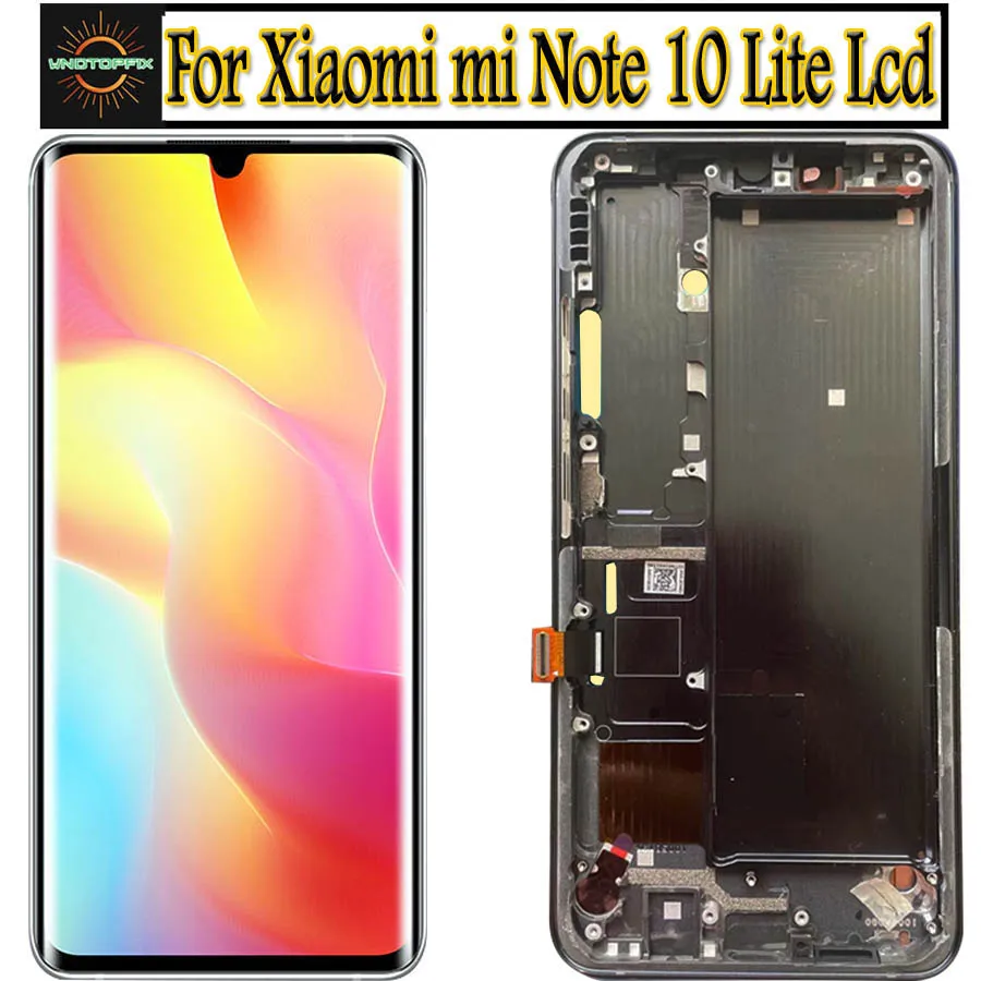 6 47 Оригинальный ЖК дисплей для Xiaomi mi Note 10 Lite с сенсорным экраном дигитайзер M2002F4LG