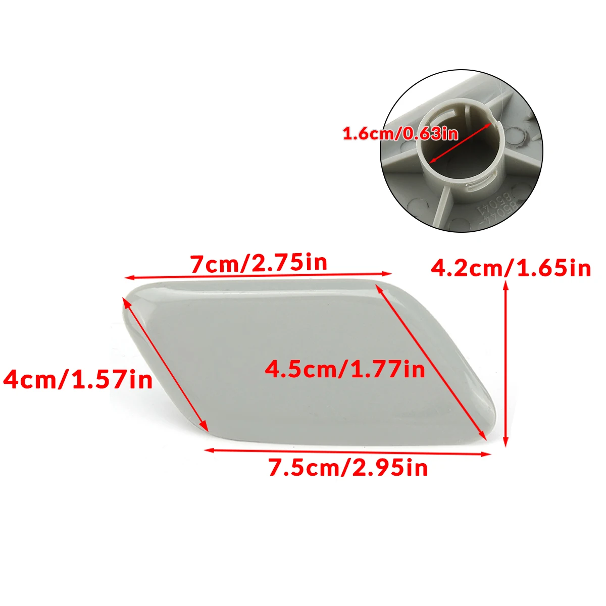 Мойка для автомобильной фары сопло очистки водяной струи крышка с распылителем