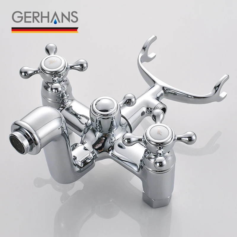 GERHANS Faucet K13001 K13001G Смеситель для ванны Цвет: Хром Золото | Обустройство дома