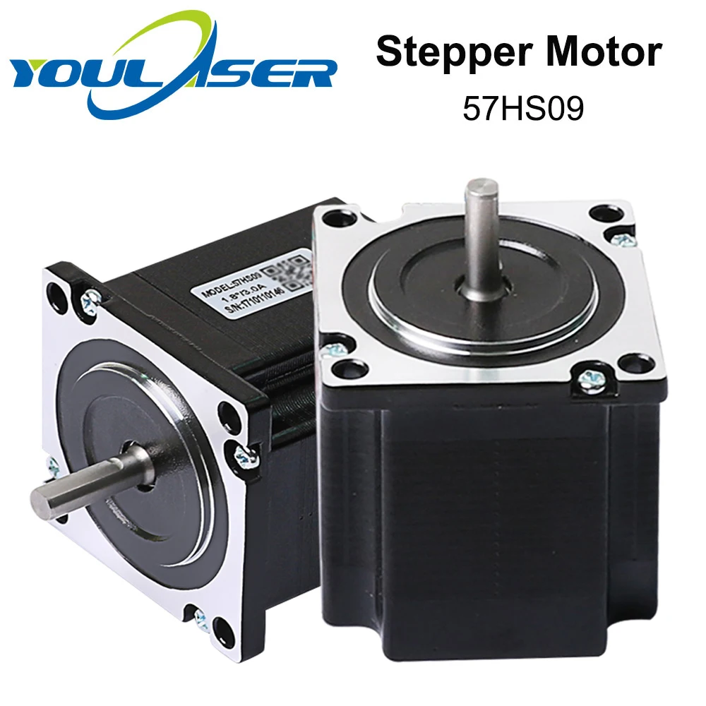YOULASER Leadshine 2 фазный шаговый двигатель 57HS09 для NEMA23 длина 6 35 А вал 54 мм мм|Шаговый
