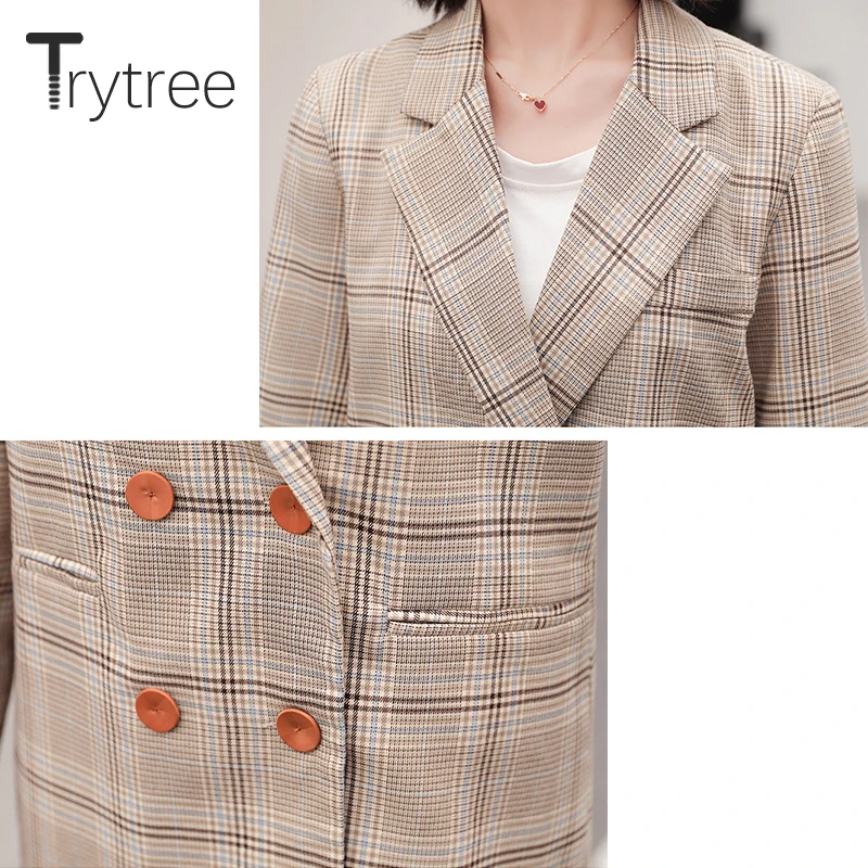 Пальто женское двубортное на пуговицах с карманами Осень-зима | Женская одежда