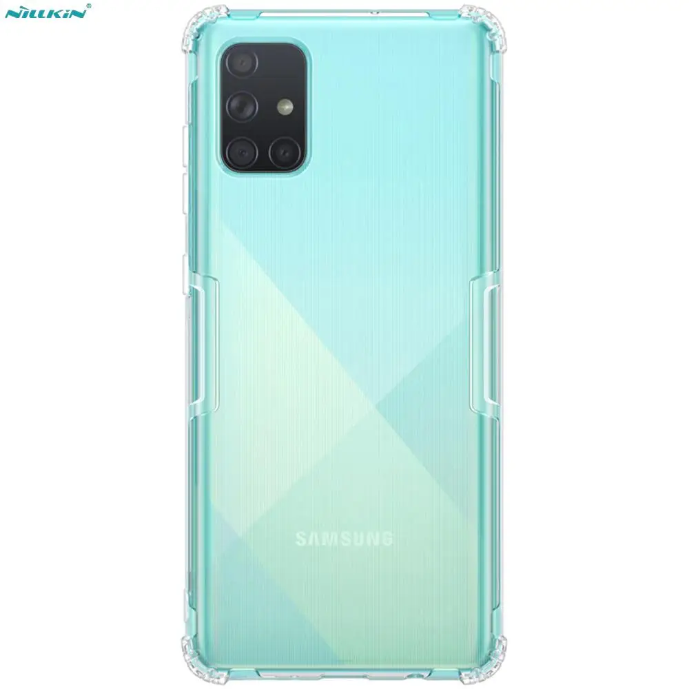 Для Samsung Galaxy A71 ТПУ чехол ультра тонкий прозрачный мягкий силиконовый NILLKIN
