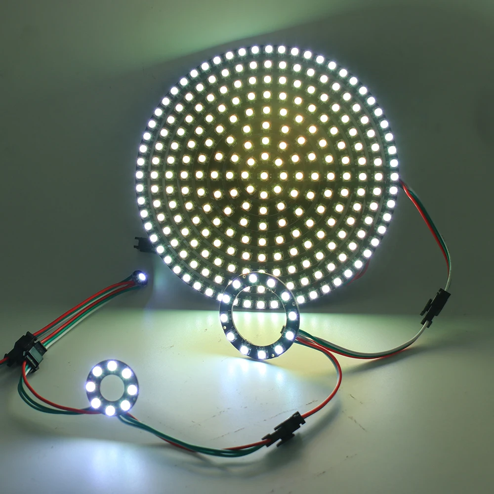 DC5V WS2812B SK6812 RGB пиксельное кольцо Адресуемых Светодиодный модули цветной круглый СВЕТОДИОДНЫЙ круг 241 светодиодный s