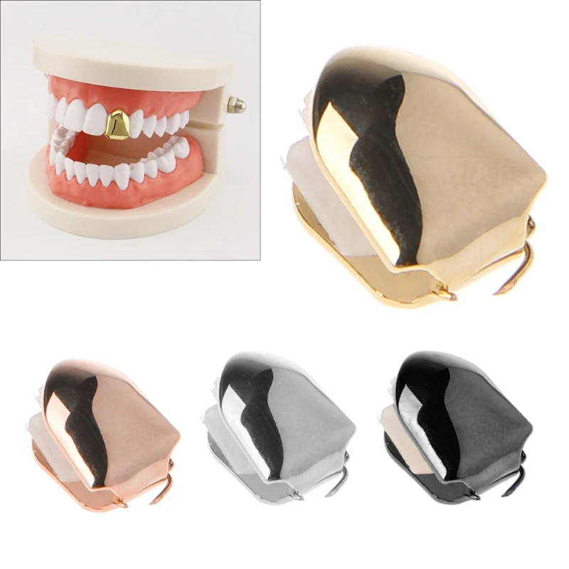 

Punk Style Tooth Braces Decorative Solid Color Braces Teeth All-match for Rapper Teeth Jewelry Cosplay Accessories