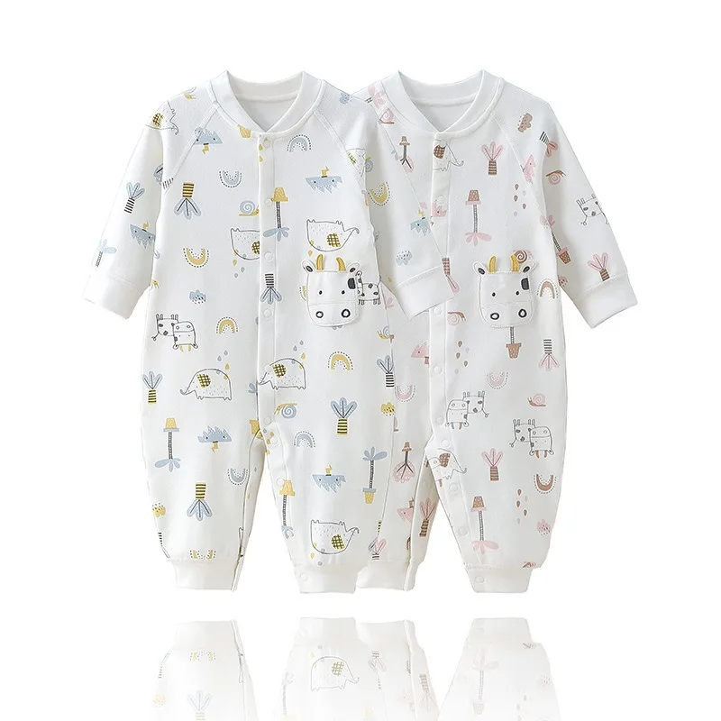 

New Autumn Winter New Baby Clothing Winter Baby Warm One-piece Clothing