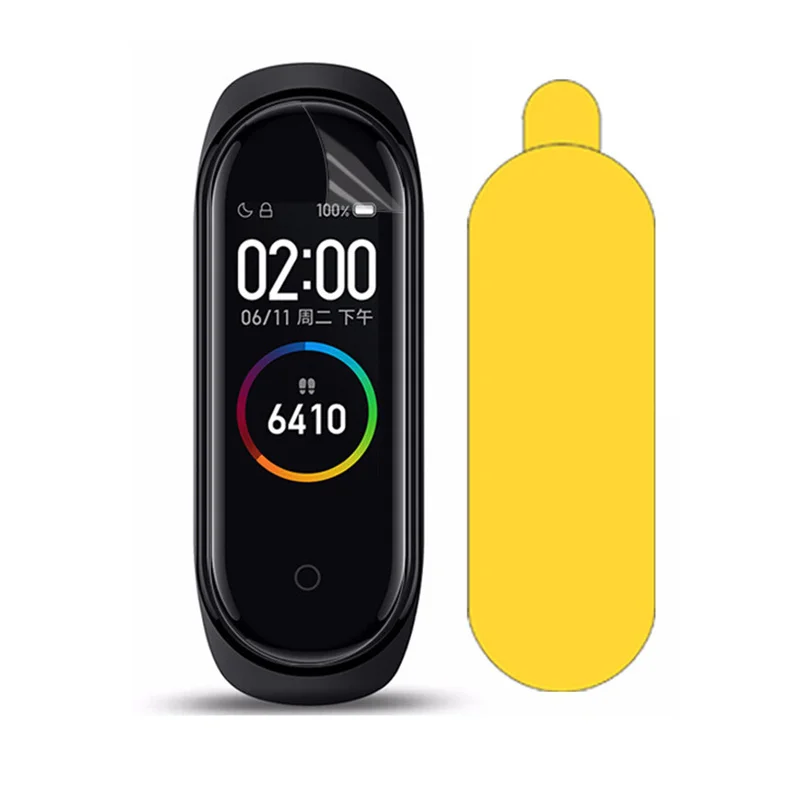 5 шт. Защитная пленка для смарт-браслета Xiaomi Mi Band 4 защита на весь экран