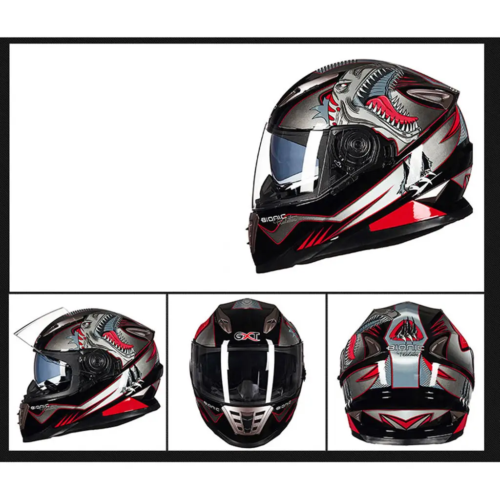 Double Lens Motorcycle Motorcoss Full Face Helmet Riding Helmets | Автомобили и мотоциклы