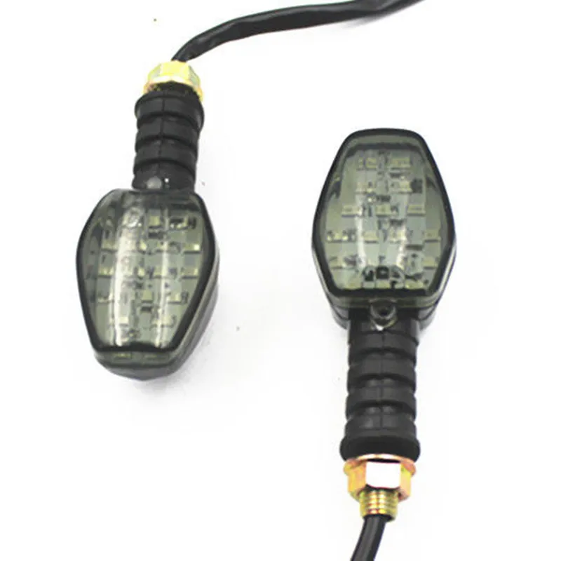 Светодиодный указатель поворота для мотоцикла желтый свет Honda Yamaha Suzuki Kawasaki Cruiser