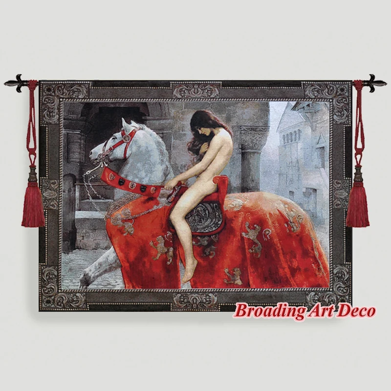 

Женский гобелен BROADING ART DECO Леди Годива хлопковый 100%