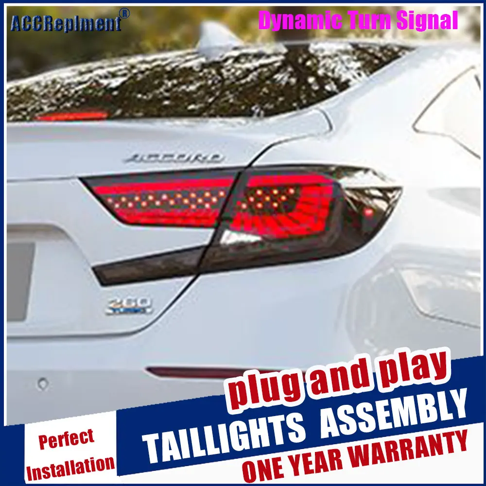 Динамический сигнал поворота для хвостовой части автомобиля светильник s Honda Accord