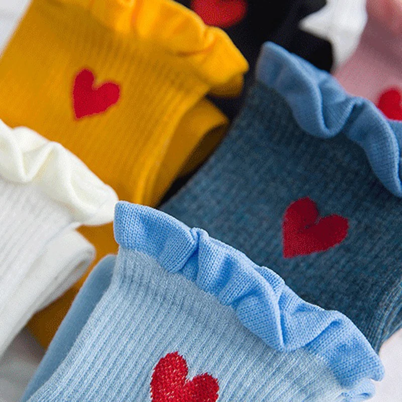 Женские Длинные повседневные Дышащие носки 1 пара милые хлопковые с рисунком