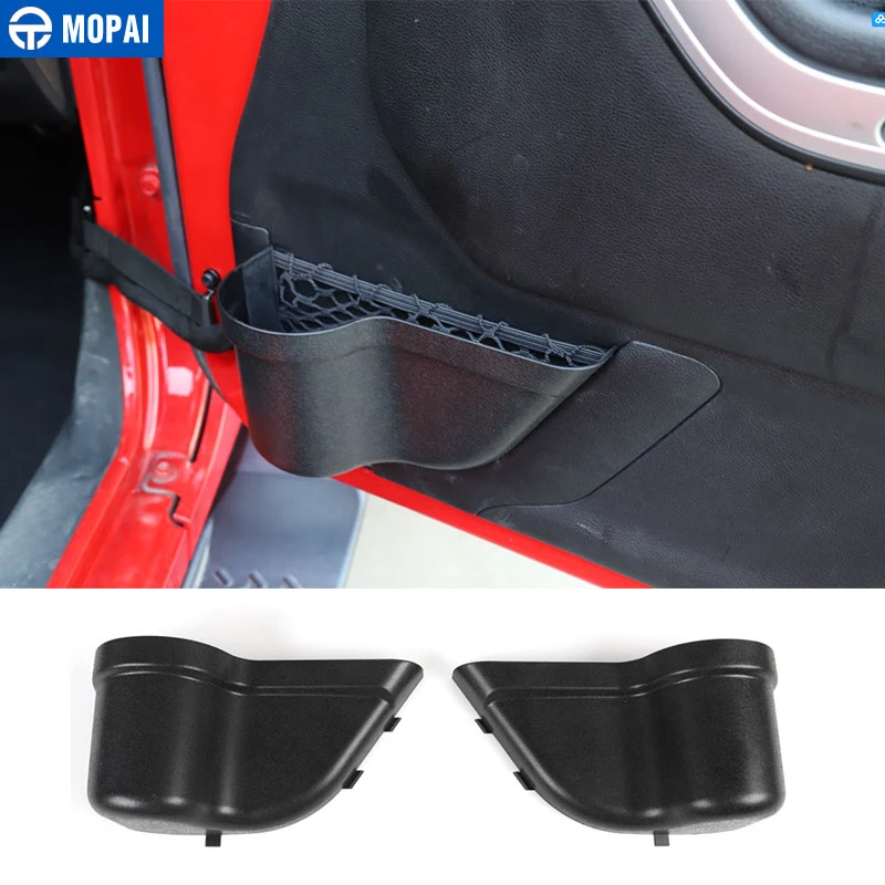 Ящик для хранения передних дверей MOPAI сетчатый держатель Jeep Wrangler JK 2011 2017 2/4