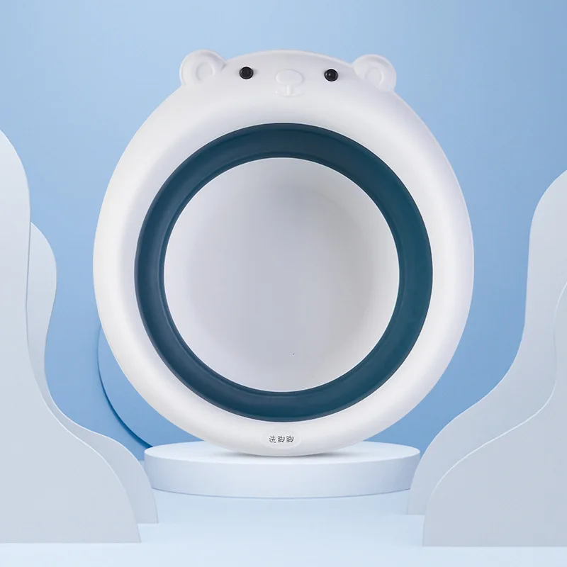 Складная портативная детская раковина милая мультяшная для ног младенцев и