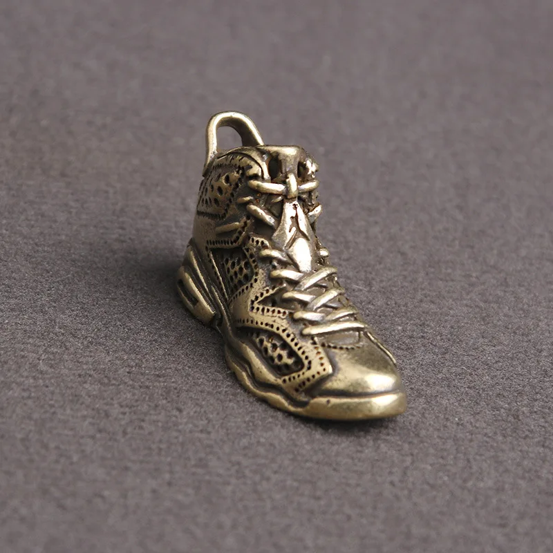 Латунный кроссовок обувь ремесло DIY кулон ожерелье орнамент миниатюрная