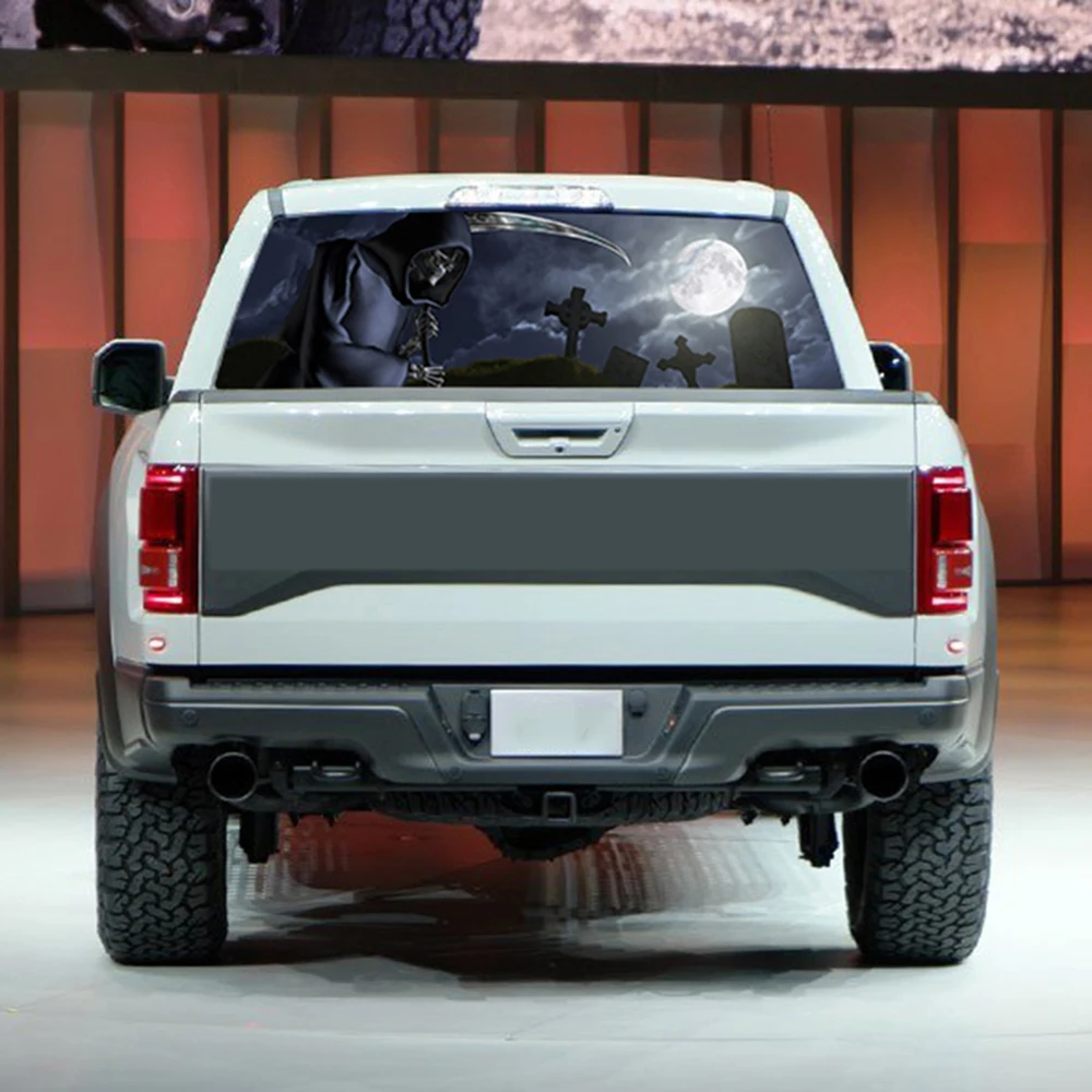 Автомобильные аксессуары наклейка на автомобиль Грим жнец кладбище заднее