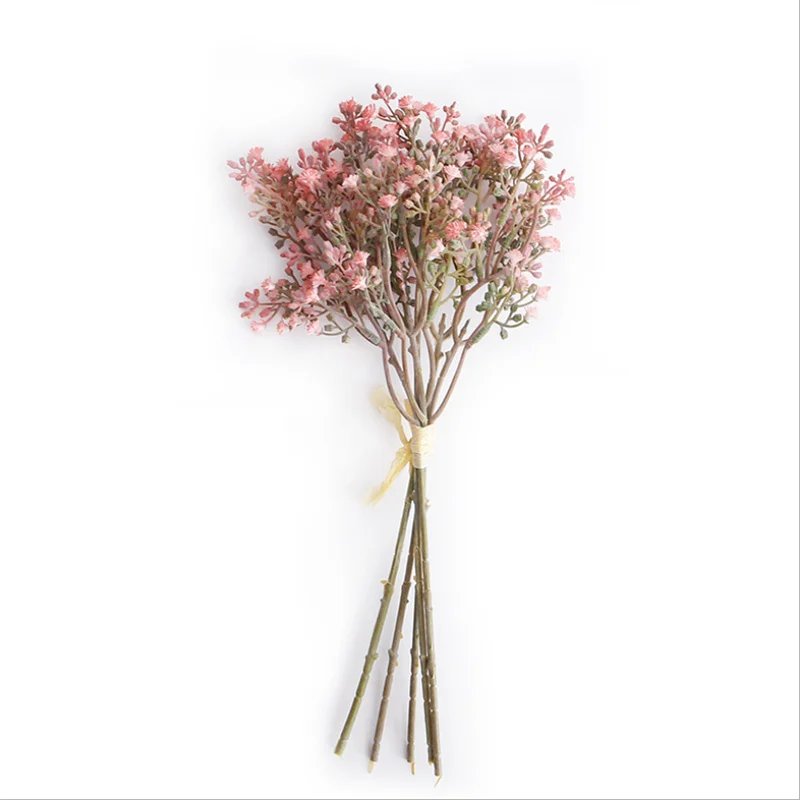 

New Simulation Flower Arrangement Small Star Flower Wedding Bouquet Road Lead Flower Home Interior Hotel Decoration DIY Cheap