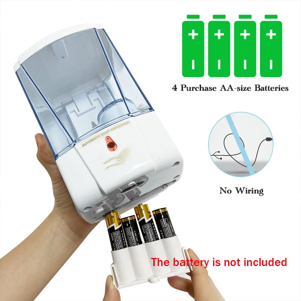 

Touchless Automatic Liquid Soap Dispenser Intelligent Induction Soap Dispenser Hand Sanitizer Device for Kitchen Bathroom