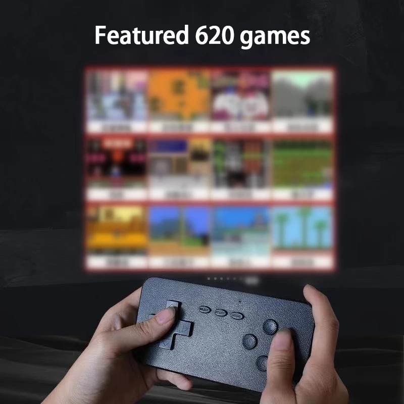 Мини ТВ Видео игровая консоль ностальгическая домашняя 620 встроенных ретро игр