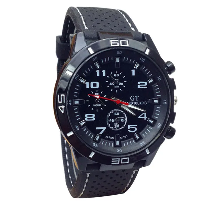 

Men's watches 2015 Quartz Watch Men Military Watches Sport Wristwatch Silicone Fashion Hours relgio masculino