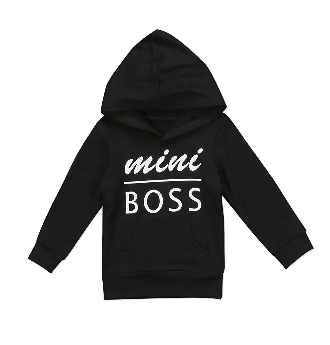 Фото Casual Baby Boy Girl Mini Boss Hoodie Tops Toddler Newborn Hooded Sweatshirt Outdoor NEW Детская одежда и обувь Casual Baby Boy Girl Mini Boss Hoodie Tops Toddler Newborn Hooded Sweatshirt Outdoor NEW Детская одежда и обувь