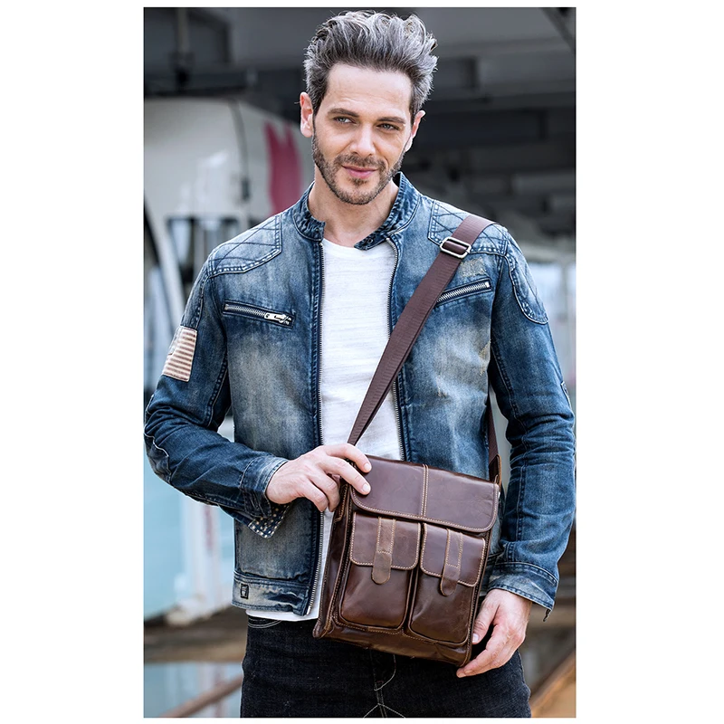 MVA Мужская сумка из натуральной кожи сумки на плечо для мужчин крошечные сумочки