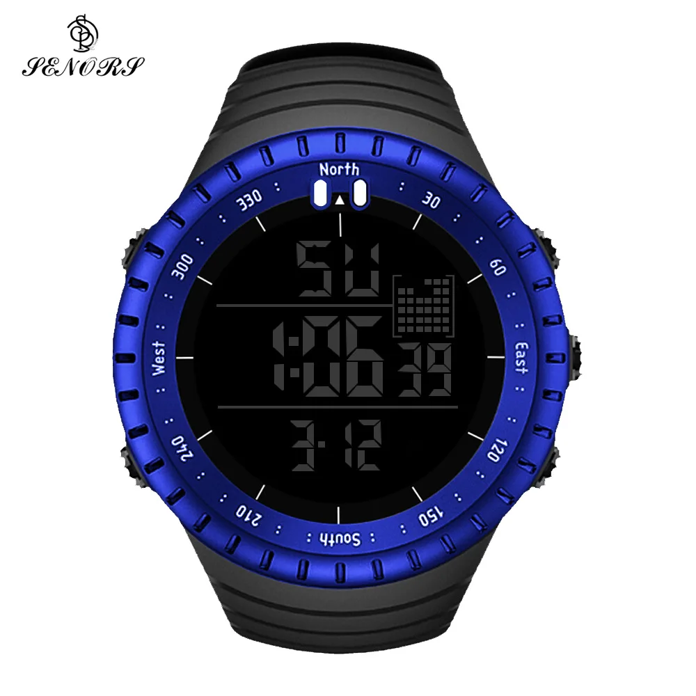 

LED Digital Watches Mens Luxury Brand Electronic Clock Big Dial Men's Military Wristwatches Waterproof Men Sports Watch For Boys