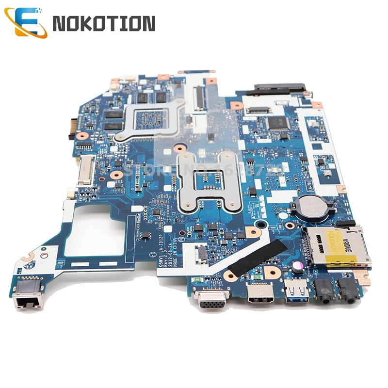 NOKOTION материнская плата для ноутбука acer aspire V3-571 V3-571G E1-571G DDR3 NBRZP11001 LA-7912P GT640M графика