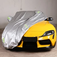 for toyota gr supra a90 2019 22 waterproof full car cover snow ice dustproof sunscreen cover indoor outdoor all season car cover