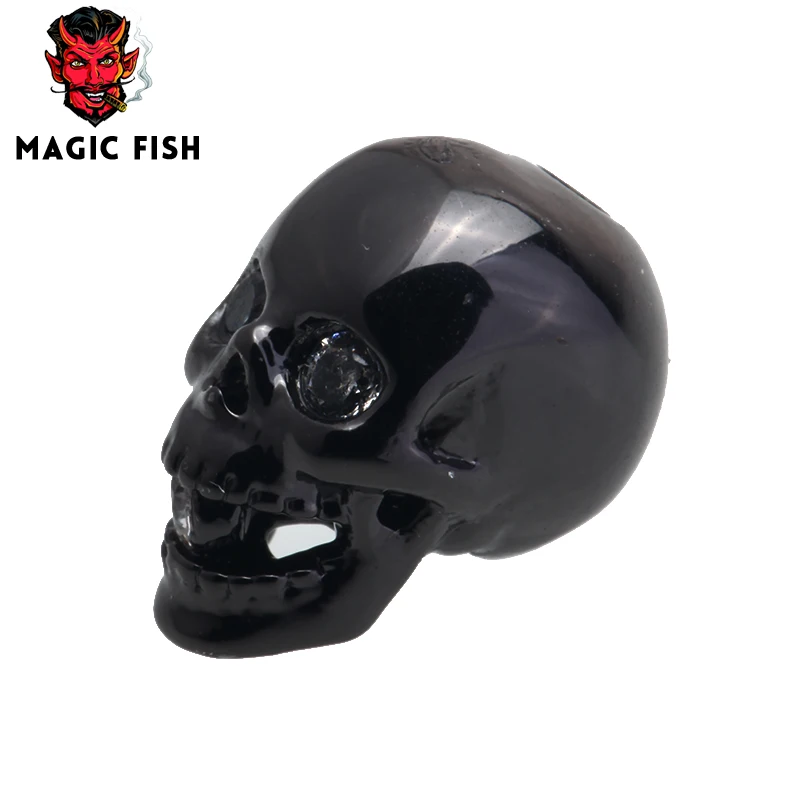 Волшебные рыбки Череп бусины сделай сам очаровательные мужские браслеты и