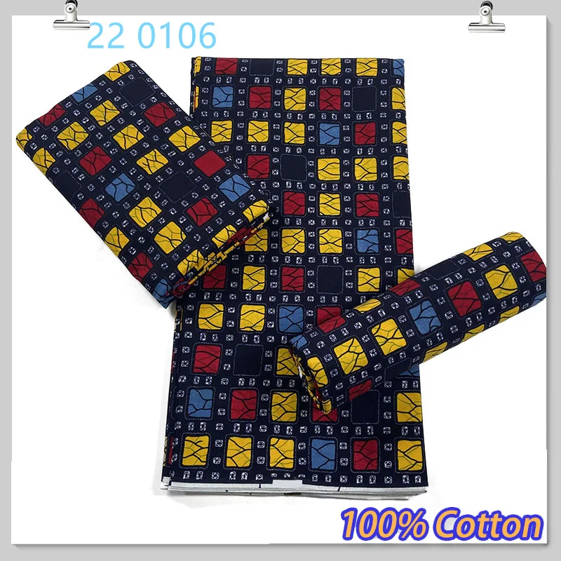Горячая Распродажа 100% хлопок оригинальная африканская ткань с принтом Анкары 6