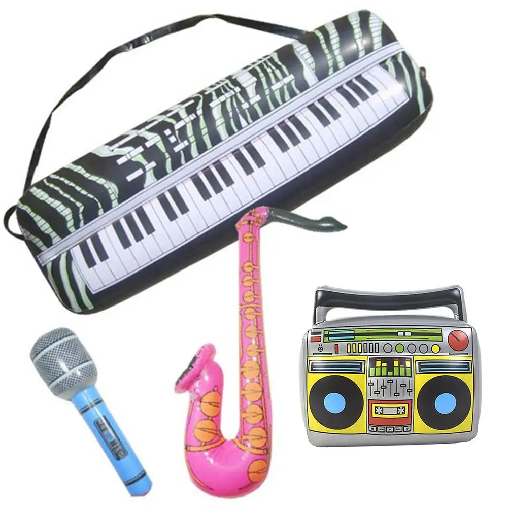 Надувные инструменты воздушный микрофон/саксофон/барабан/клавиатура/Радио