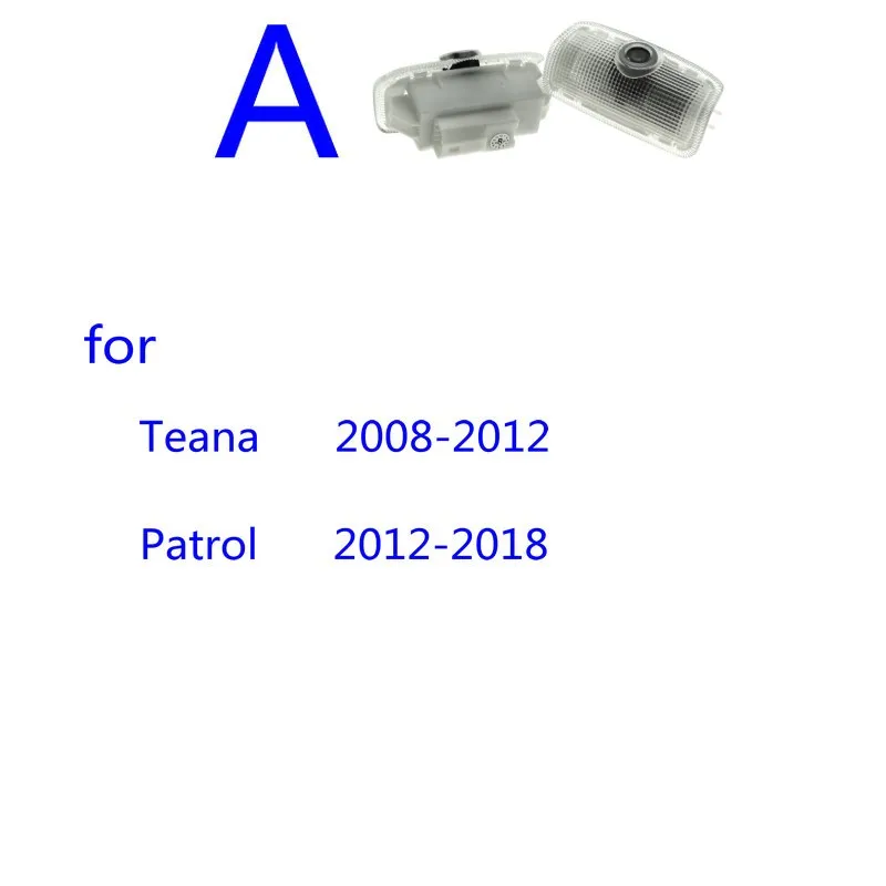 Лампа лазерного проектора дверей автомобиля 2 светодиодный т. для Nissan Murano SYLPHY X-Trail