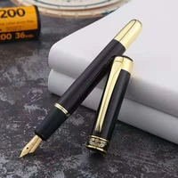 hero 9018 fountain pen metal ink pen converter filler fude nib 1 0mm stationery office school supplies writing gift