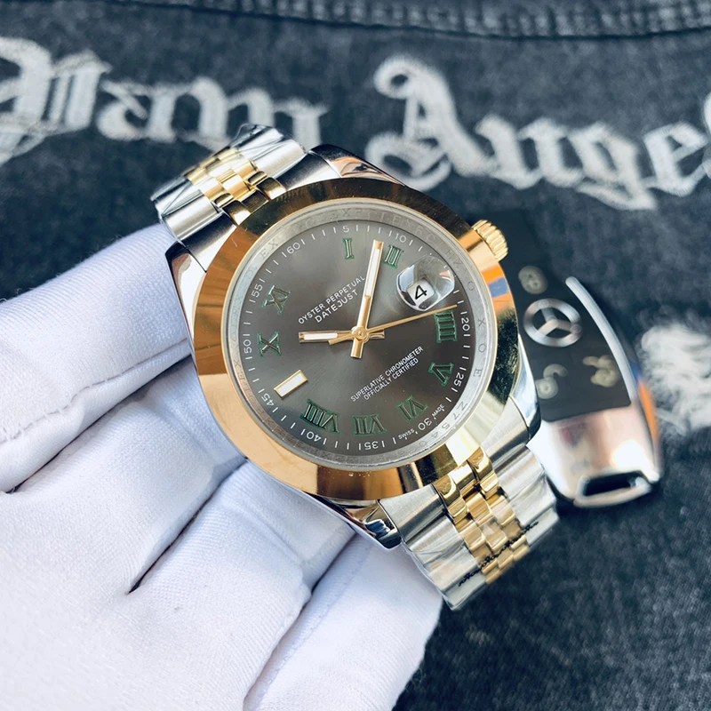 

Top Brand Luxury Men's Watch Mechanical Watch 1:1Steel Band 50M Waterproof Clock A++ Reloj de los hombres 2021 New