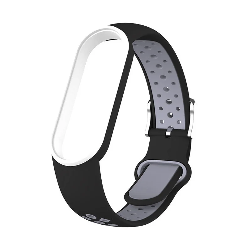Сменный ремешок с пряжкой язычком для часов Xiaomi Mi Band 5 смарт-браслета на запястье