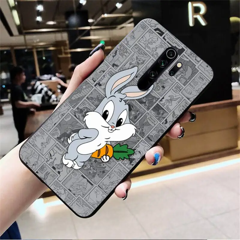 

YJZFDYRM Cartoon Bugs Bunny TweetyBird Daffy Duck Looney Tunes Phone Case for Redmi 8A Note 9 8 8T 7 6 6A 5 5A 4 4X 4A Go Pro