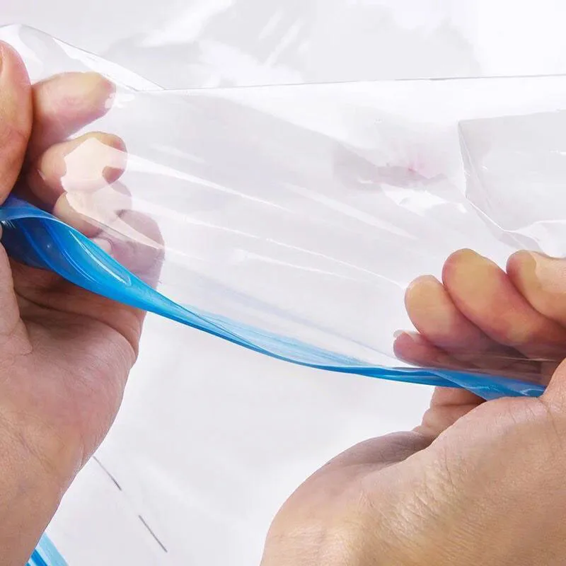 Супер большая вакуумная сумка для хранения прозрачные одеяла одежда компактный