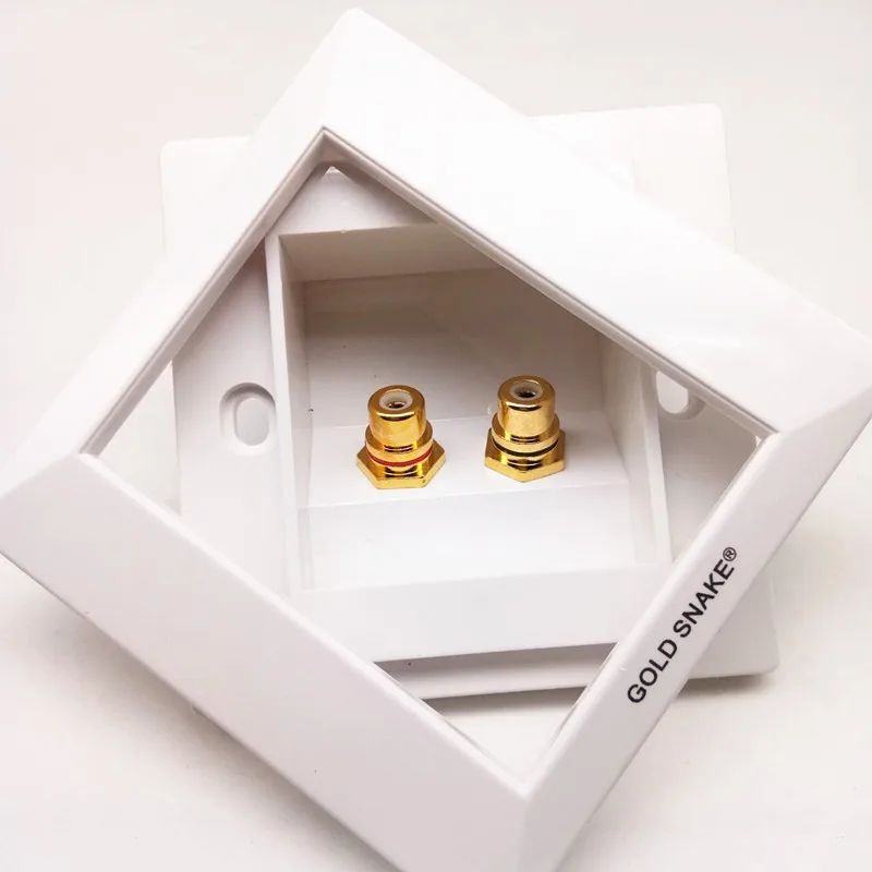 Соединительная коробка для монтажа на панели разъем шасси двусторонняя